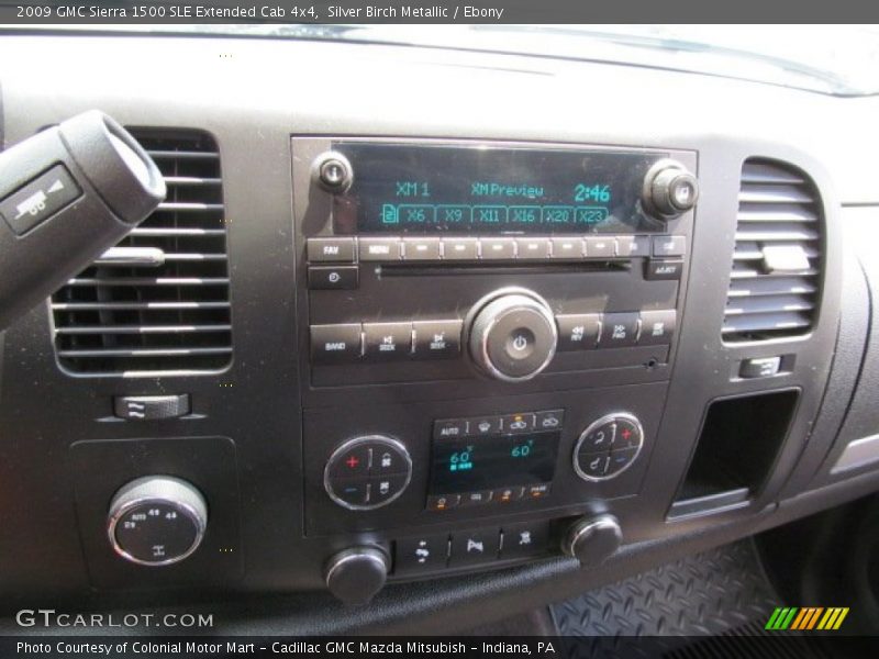Silver Birch Metallic / Ebony 2009 GMC Sierra 1500 SLE Extended Cab 4x4