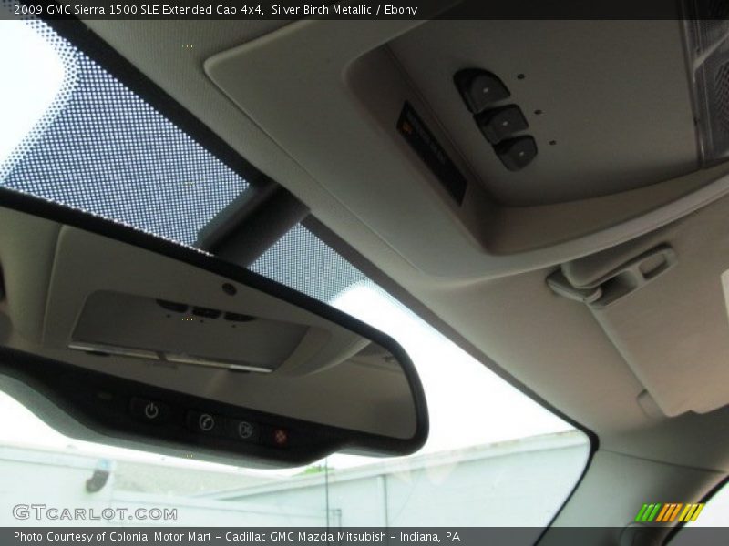 Silver Birch Metallic / Ebony 2009 GMC Sierra 1500 SLE Extended Cab 4x4