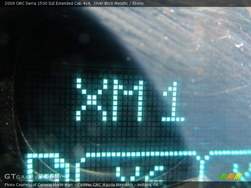 Silver Birch Metallic / Ebony 2009 GMC Sierra 1500 SLE Extended Cab 4x4