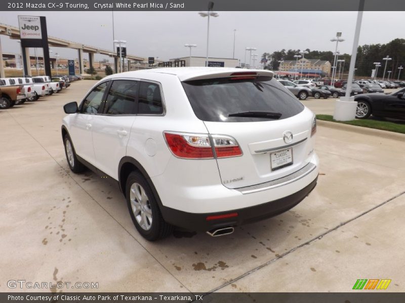Crystal White Pearl Mica / Sand 2012 Mazda CX-9 Touring