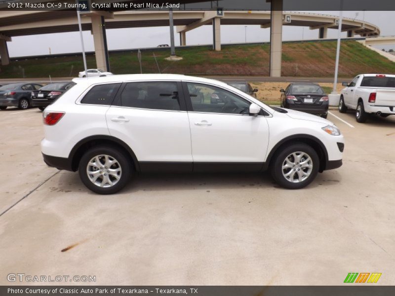 Crystal White Pearl Mica / Sand 2012 Mazda CX-9 Touring