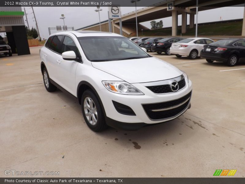 Crystal White Pearl Mica / Sand 2012 Mazda CX-9 Touring