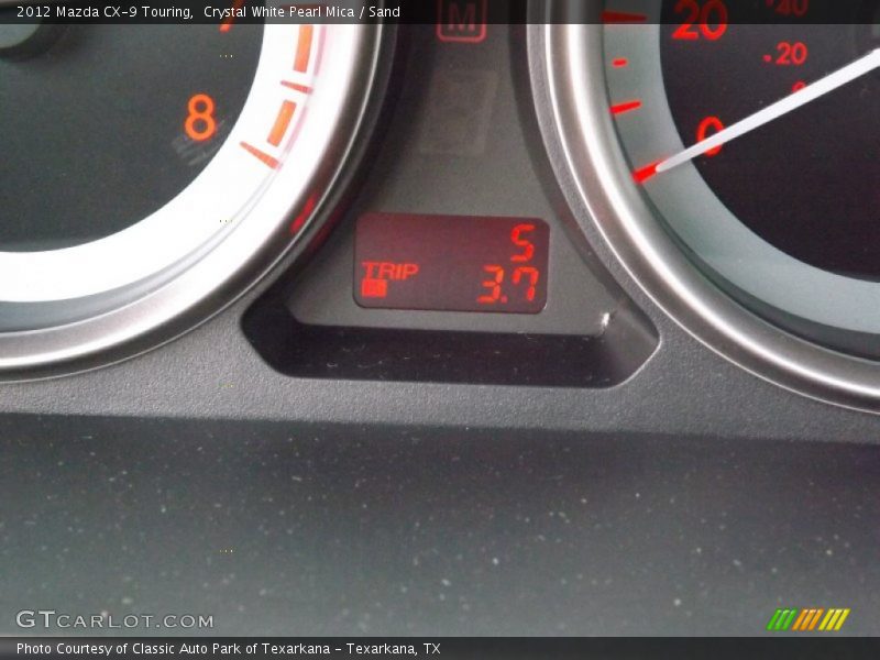 Crystal White Pearl Mica / Sand 2012 Mazda CX-9 Touring