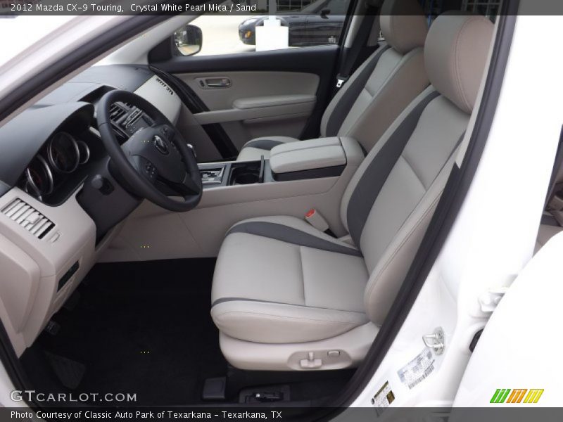 Crystal White Pearl Mica / Sand 2012 Mazda CX-9 Touring