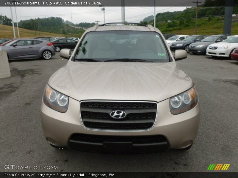 Golden Beige / Beige 2007 Hyundai Santa Fe GLS 4WD