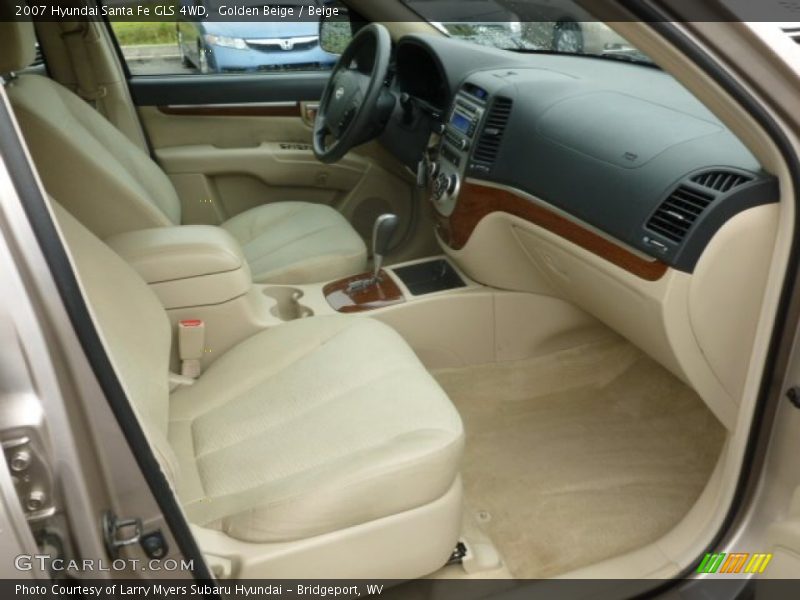 Golden Beige / Beige 2007 Hyundai Santa Fe GLS 4WD