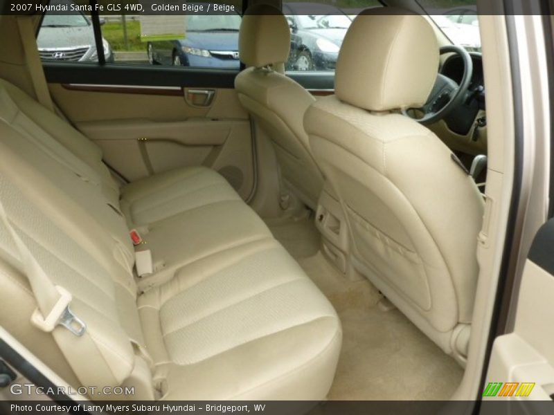 Golden Beige / Beige 2007 Hyundai Santa Fe GLS 4WD