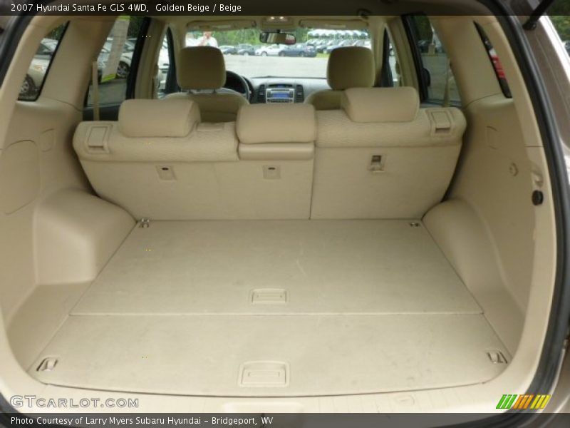 Golden Beige / Beige 2007 Hyundai Santa Fe GLS 4WD
