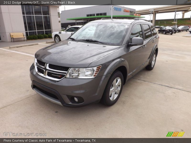 Storm Grey Pearl / Black 2012 Dodge Journey SXT