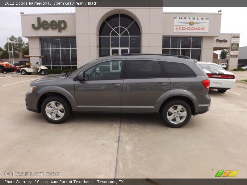 Storm Grey Pearl / Black 2012 Dodge Journey SXT
