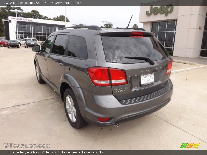 Storm Grey Pearl / Black 2012 Dodge Journey SXT