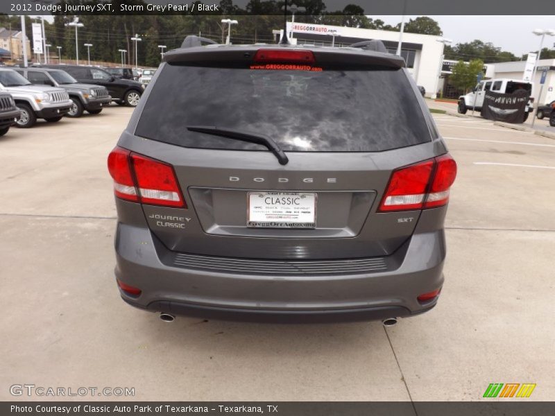 Storm Grey Pearl / Black 2012 Dodge Journey SXT