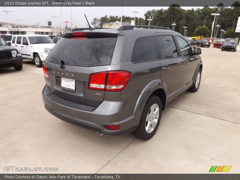 Storm Grey Pearl / Black 2012 Dodge Journey SXT