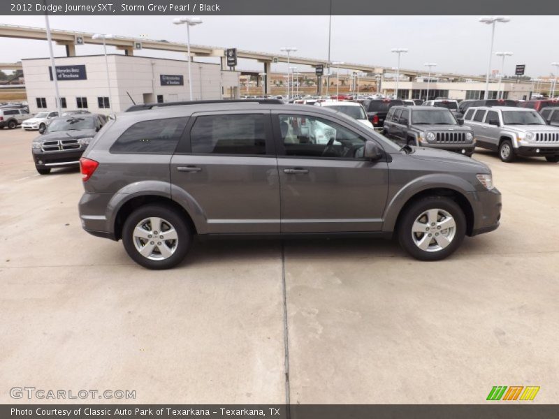 Storm Grey Pearl / Black 2012 Dodge Journey SXT
