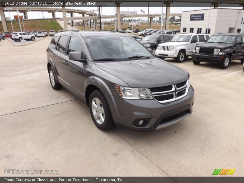Storm Grey Pearl / Black 2012 Dodge Journey SXT