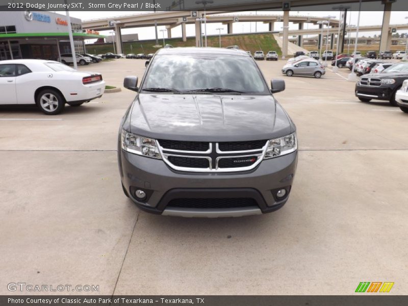 Storm Grey Pearl / Black 2012 Dodge Journey SXT