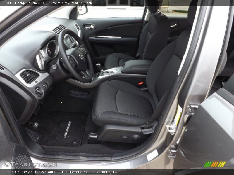 Storm Grey Pearl / Black 2012 Dodge Journey SXT