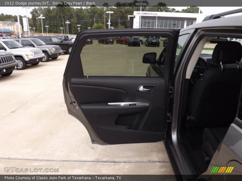 Storm Grey Pearl / Black 2012 Dodge Journey SXT