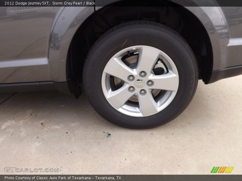 Storm Grey Pearl / Black 2012 Dodge Journey SXT