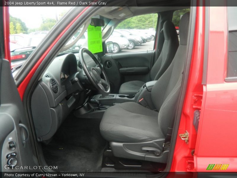 Flame Red / Dark Slate Gray 2004 Jeep Liberty Sport 4x4