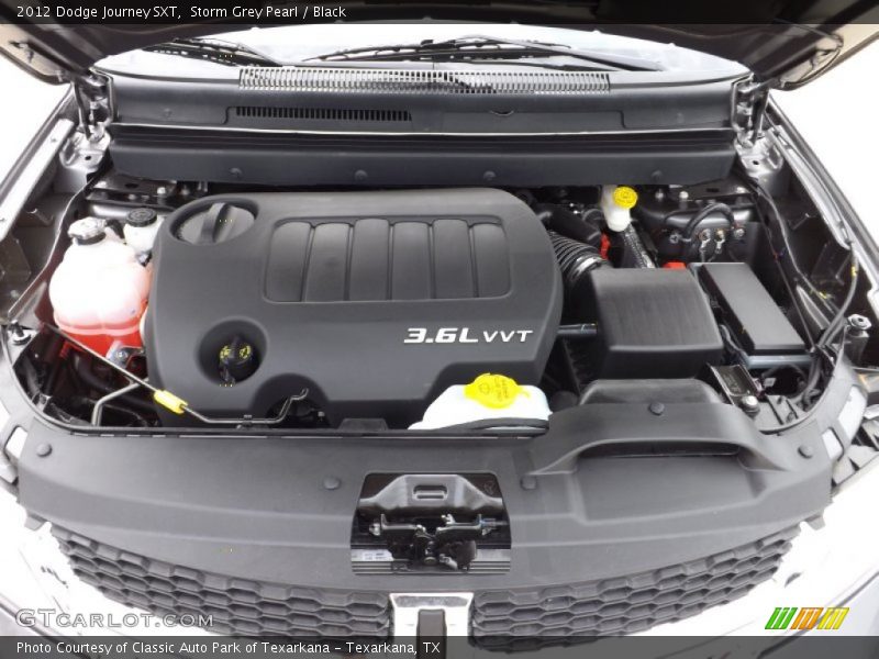 Storm Grey Pearl / Black 2012 Dodge Journey SXT