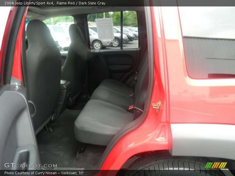 Flame Red / Dark Slate Gray 2004 Jeep Liberty Sport 4x4