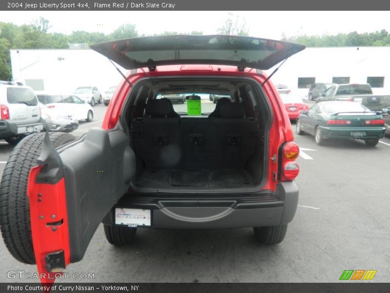 Flame Red / Dark Slate Gray 2004 Jeep Liberty Sport 4x4