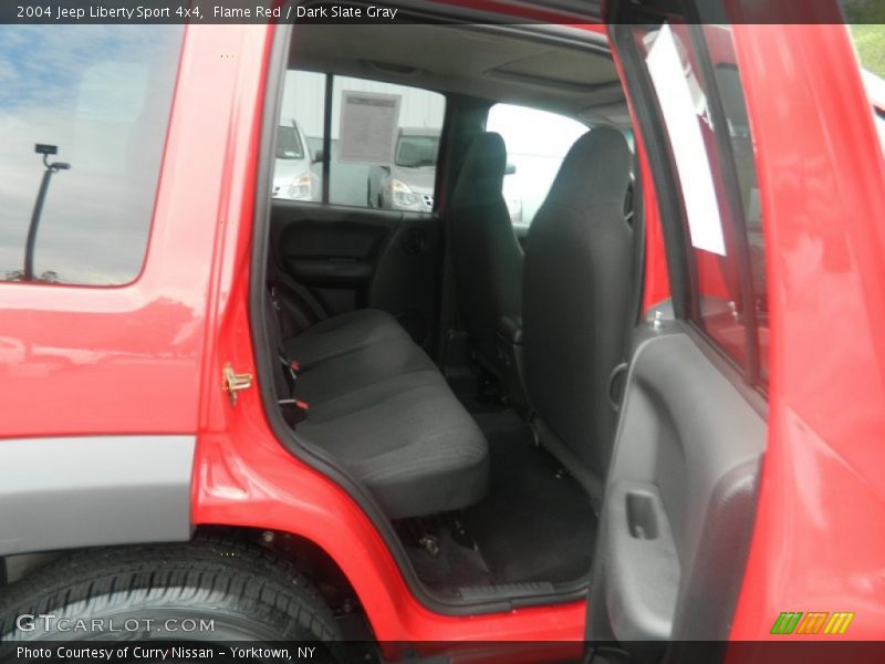 Flame Red / Dark Slate Gray 2004 Jeep Liberty Sport 4x4