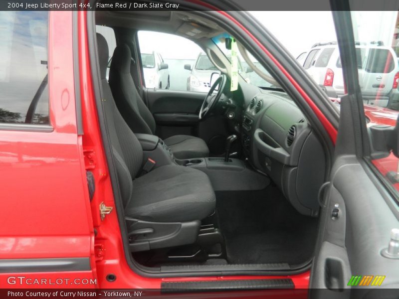 Flame Red / Dark Slate Gray 2004 Jeep Liberty Sport 4x4
