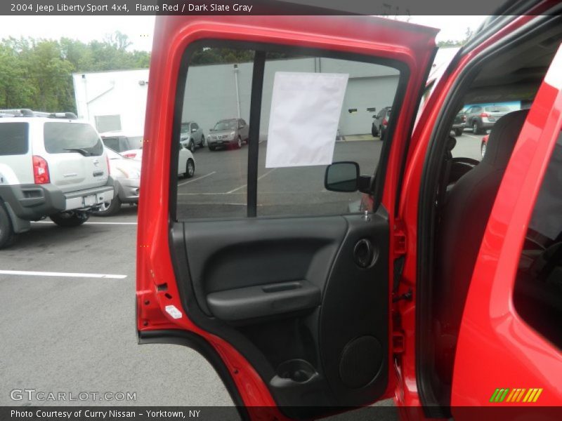 Flame Red / Dark Slate Gray 2004 Jeep Liberty Sport 4x4