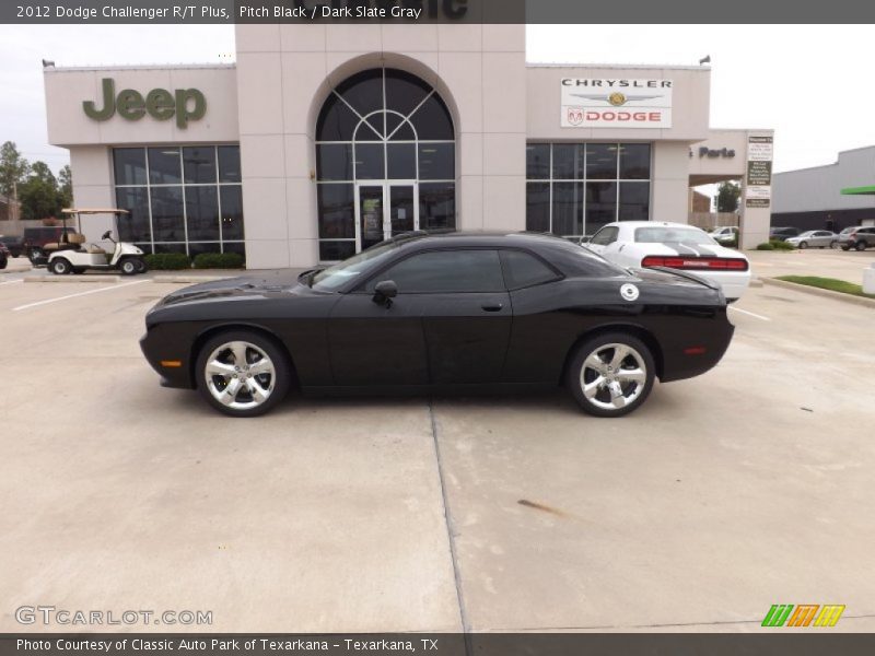 Pitch Black / Dark Slate Gray 2012 Dodge Challenger R/T Plus