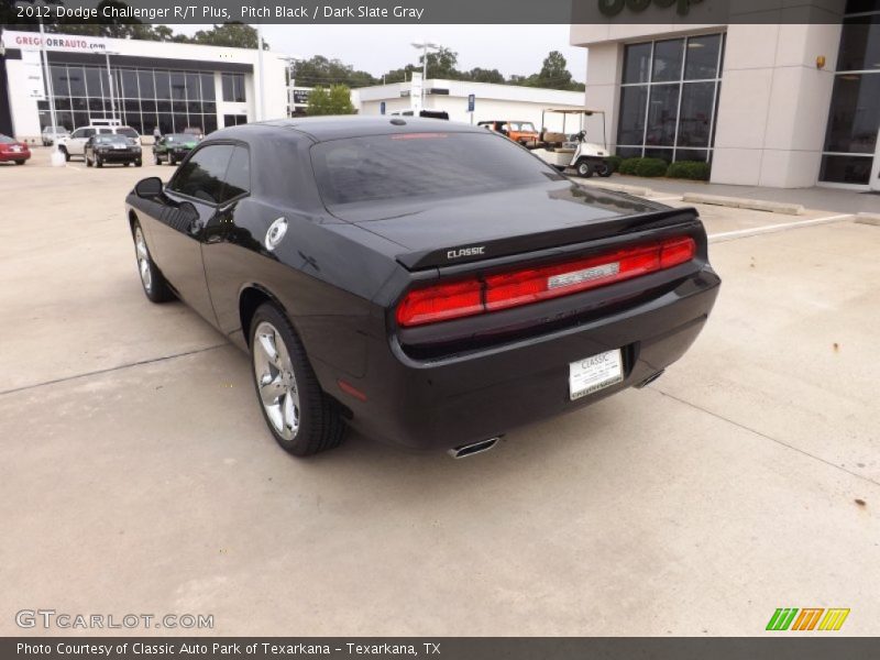 Pitch Black / Dark Slate Gray 2012 Dodge Challenger R/T Plus
