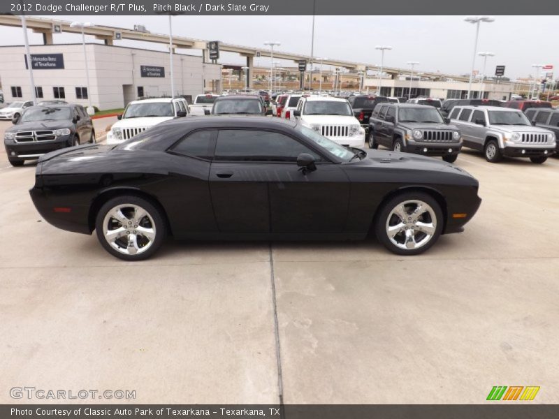 Pitch Black / Dark Slate Gray 2012 Dodge Challenger R/T Plus