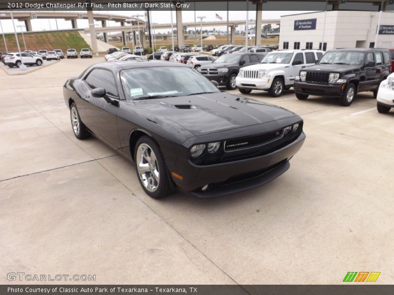 Pitch Black / Dark Slate Gray 2012 Dodge Challenger R/T Plus