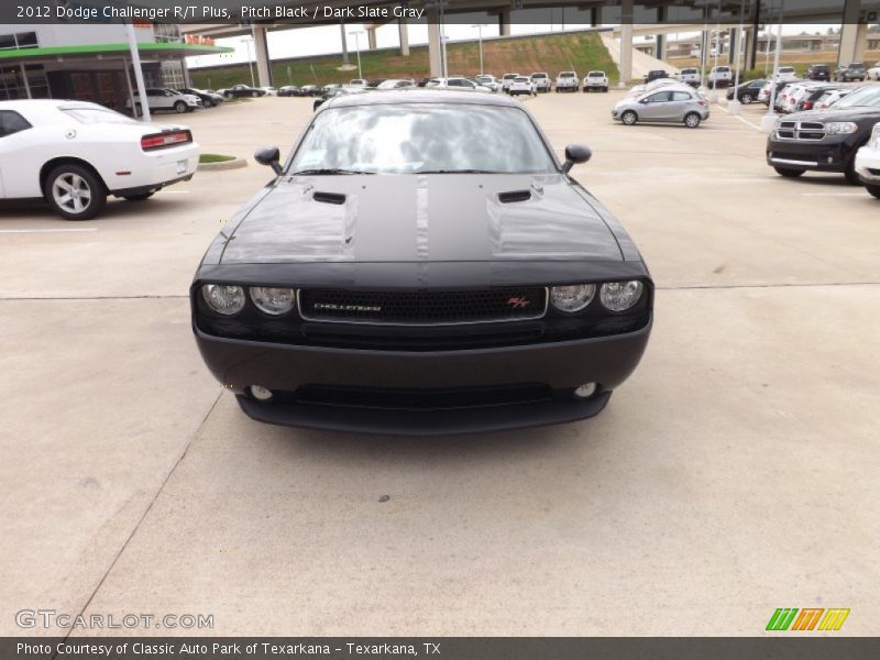 Pitch Black / Dark Slate Gray 2012 Dodge Challenger R/T Plus