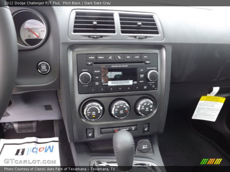 Pitch Black / Dark Slate Gray 2012 Dodge Challenger R/T Plus