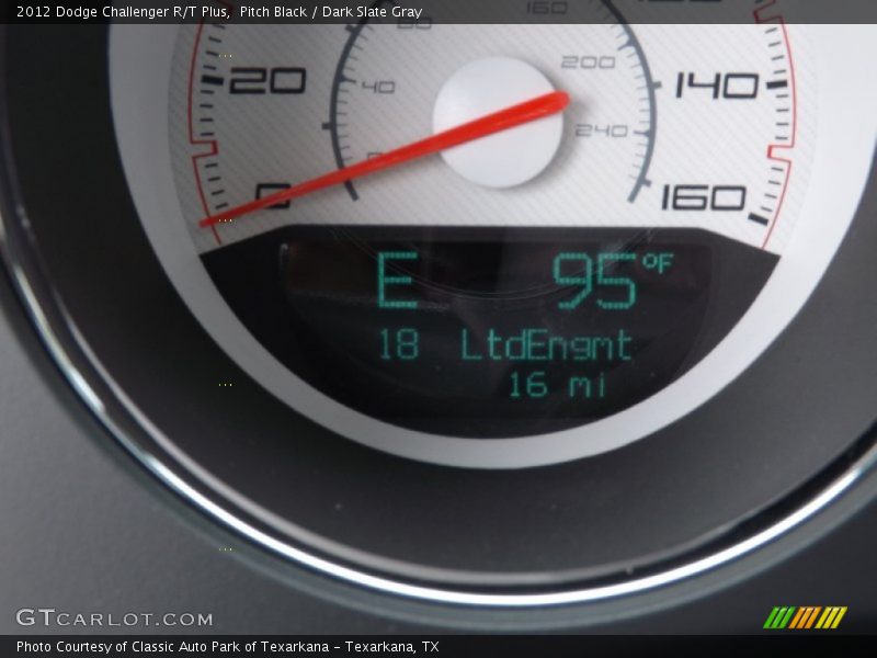 Pitch Black / Dark Slate Gray 2012 Dodge Challenger R/T Plus