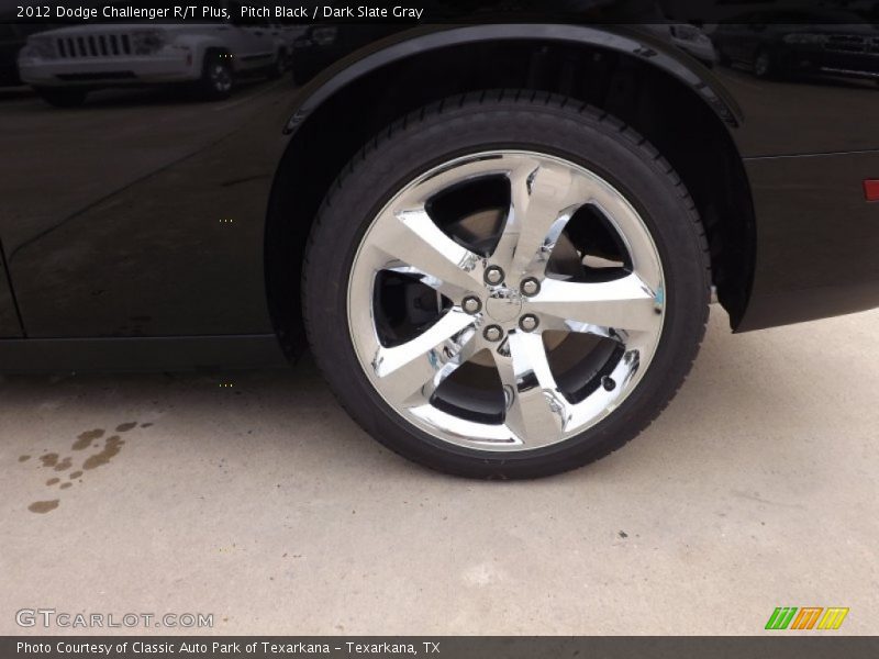 Pitch Black / Dark Slate Gray 2012 Dodge Challenger R/T Plus