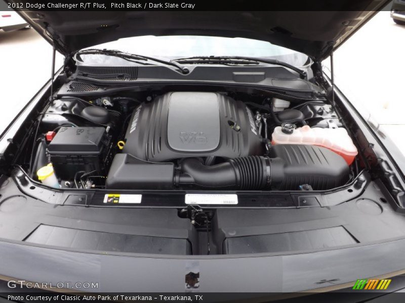 Pitch Black / Dark Slate Gray 2012 Dodge Challenger R/T Plus