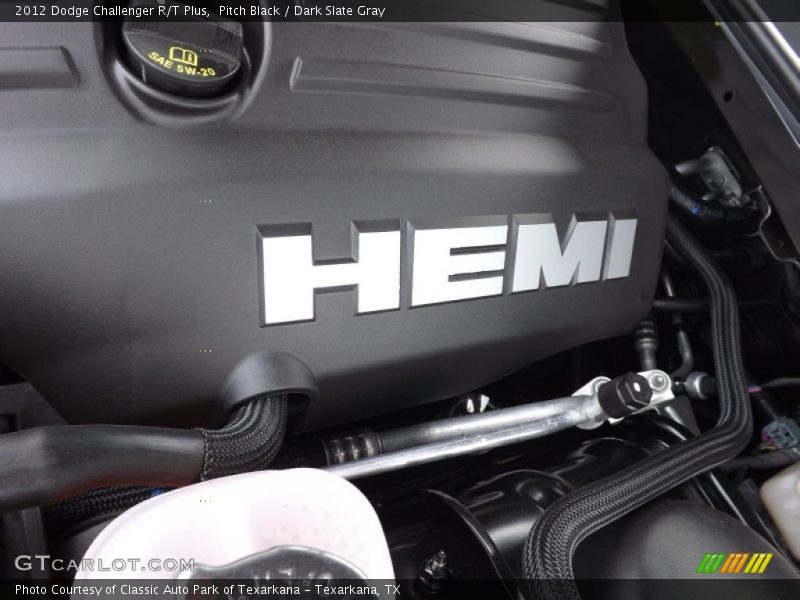 Pitch Black / Dark Slate Gray 2012 Dodge Challenger R/T Plus