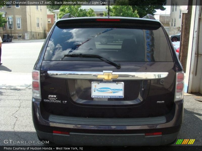 Black Amethyst Metallic / Light Gray 2007 Chevrolet Equinox LT AWD