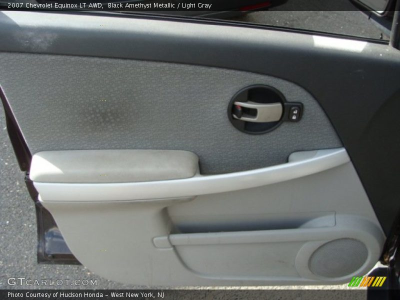 Black Amethyst Metallic / Light Gray 2007 Chevrolet Equinox LT AWD