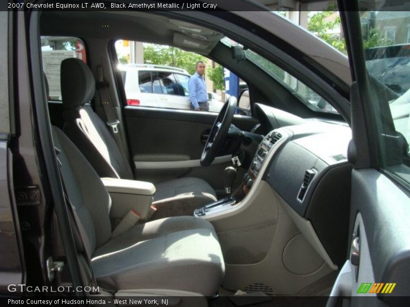 Black Amethyst Metallic / Light Gray 2007 Chevrolet Equinox LT AWD