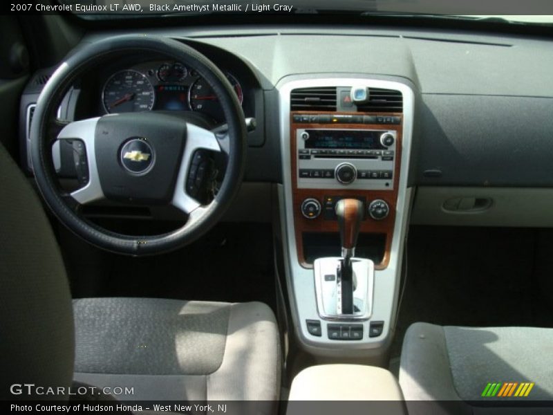 Black Amethyst Metallic / Light Gray 2007 Chevrolet Equinox LT AWD