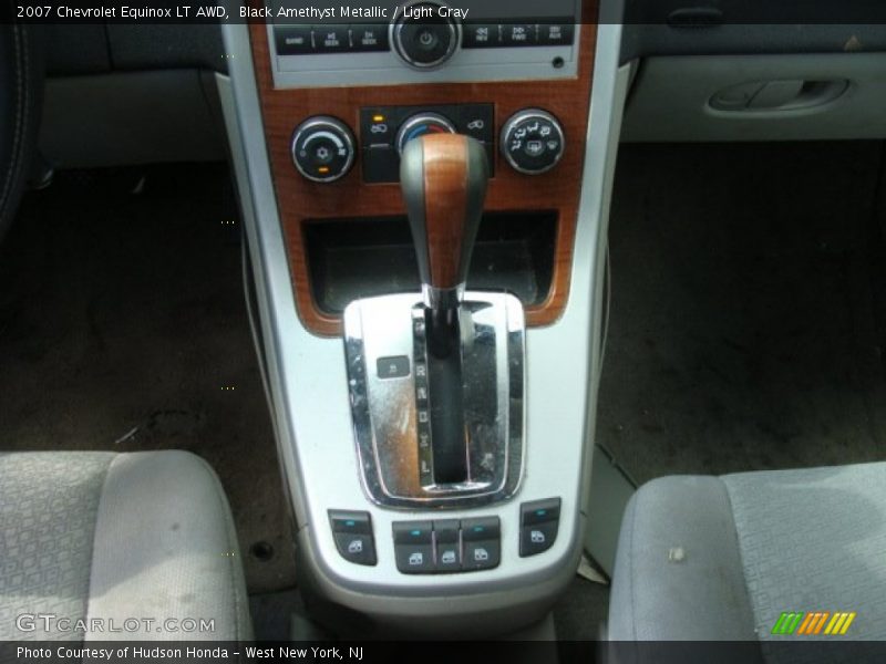 Black Amethyst Metallic / Light Gray 2007 Chevrolet Equinox LT AWD