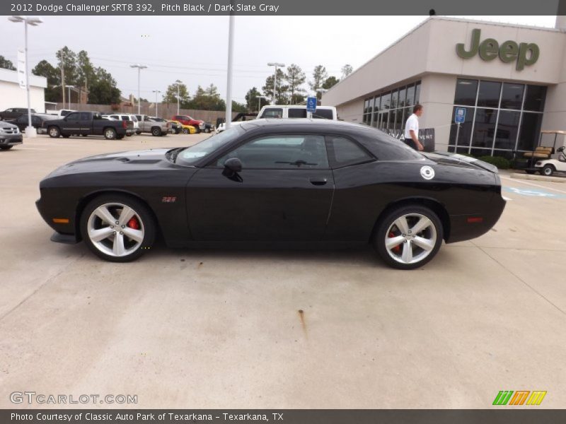Pitch Black / Dark Slate Gray 2012 Dodge Challenger SRT8 392