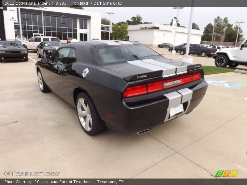 Pitch Black / Dark Slate Gray 2012 Dodge Challenger SRT8 392