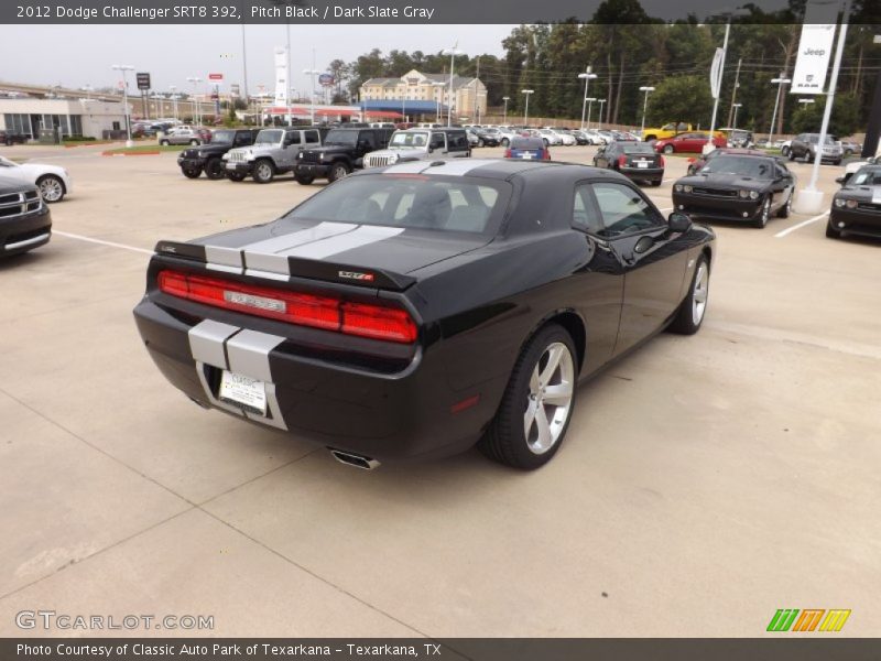 Pitch Black / Dark Slate Gray 2012 Dodge Challenger SRT8 392