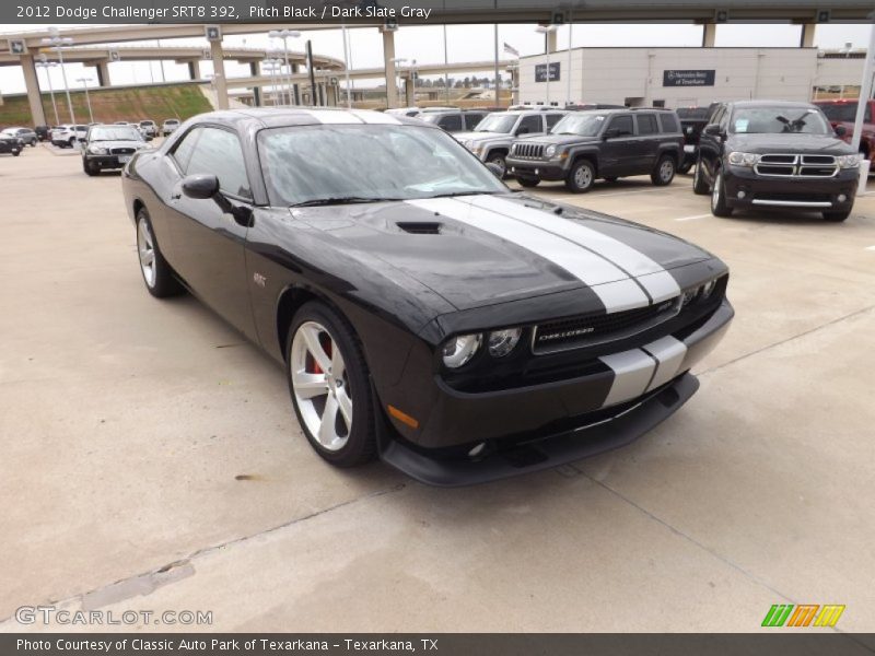 Pitch Black / Dark Slate Gray 2012 Dodge Challenger SRT8 392