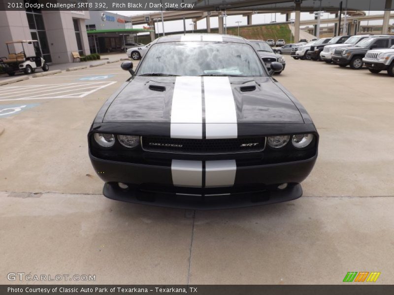 Pitch Black / Dark Slate Gray 2012 Dodge Challenger SRT8 392